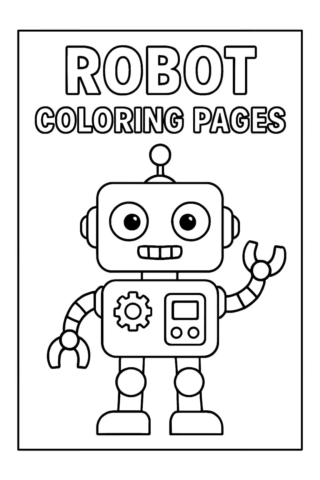 Robot Coloring Pages | Printable Robot Art