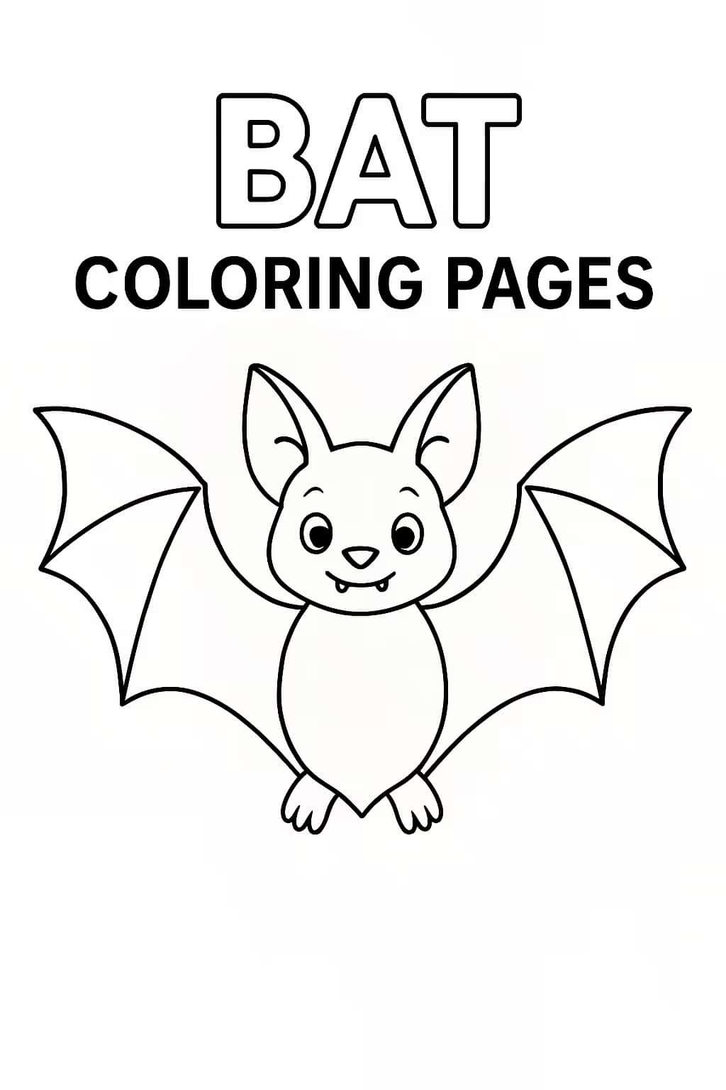 Páginas para colorear de murciélagos | Imprimibles para todos