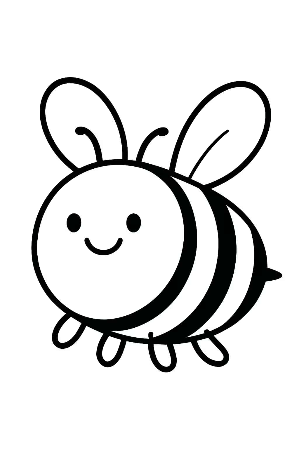 蜜蜂涂色頁(幼兒專用)