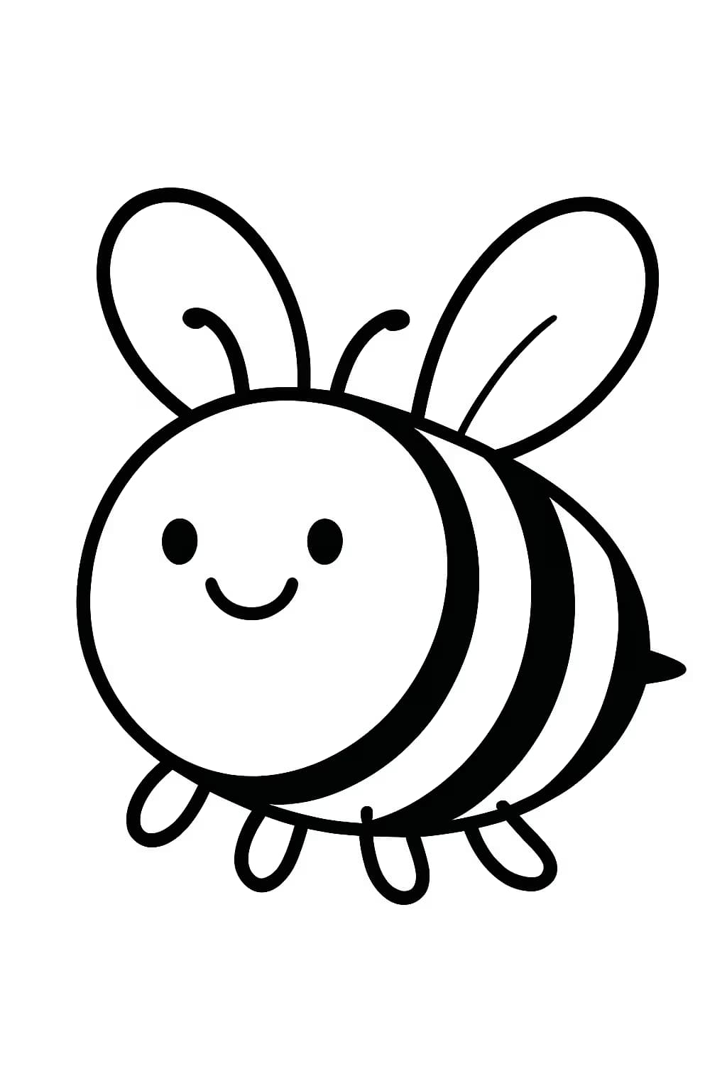 蜜蜂涂色頁(幼兒專用)