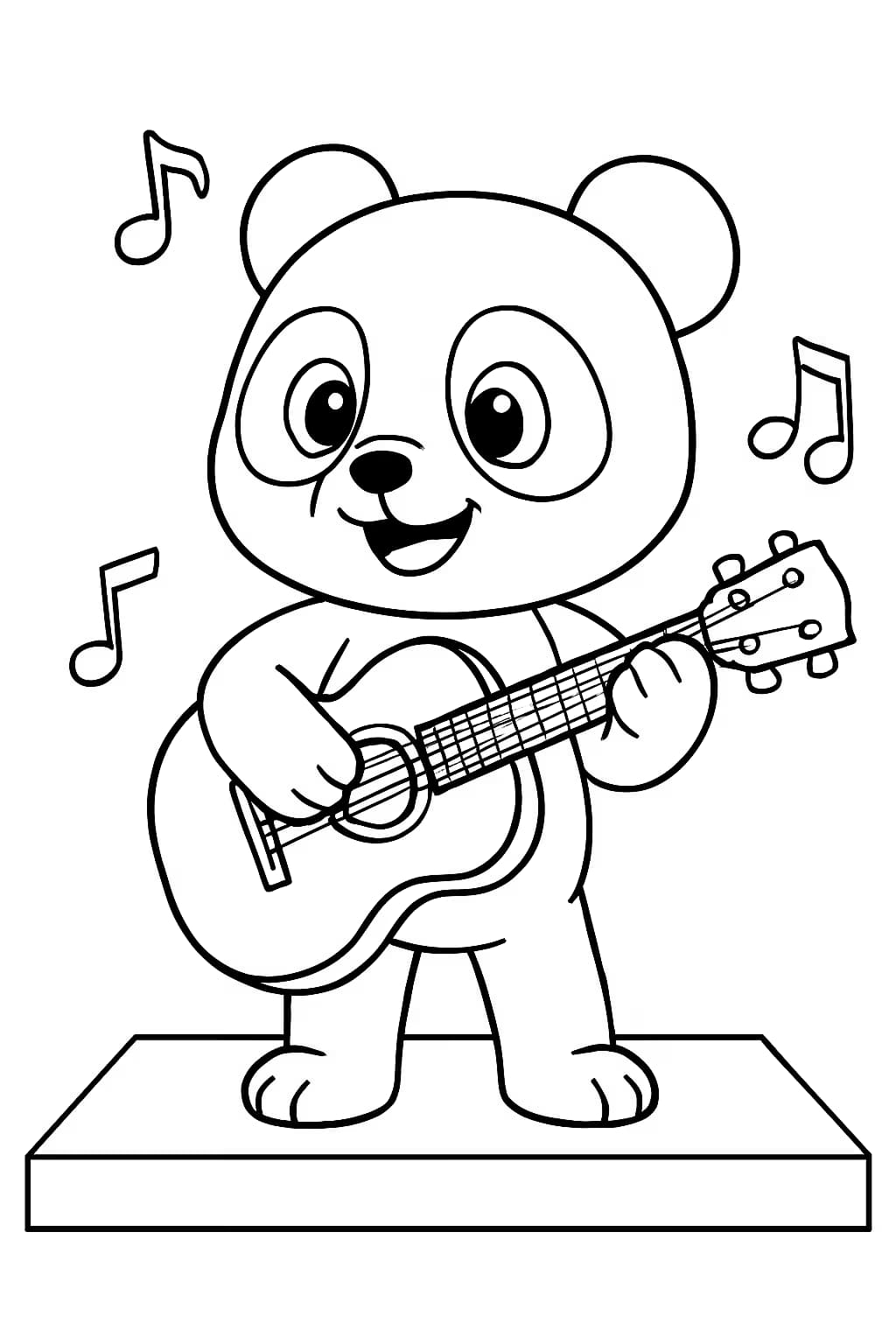 Brawl Stars 涂色頁:Poco 與結他