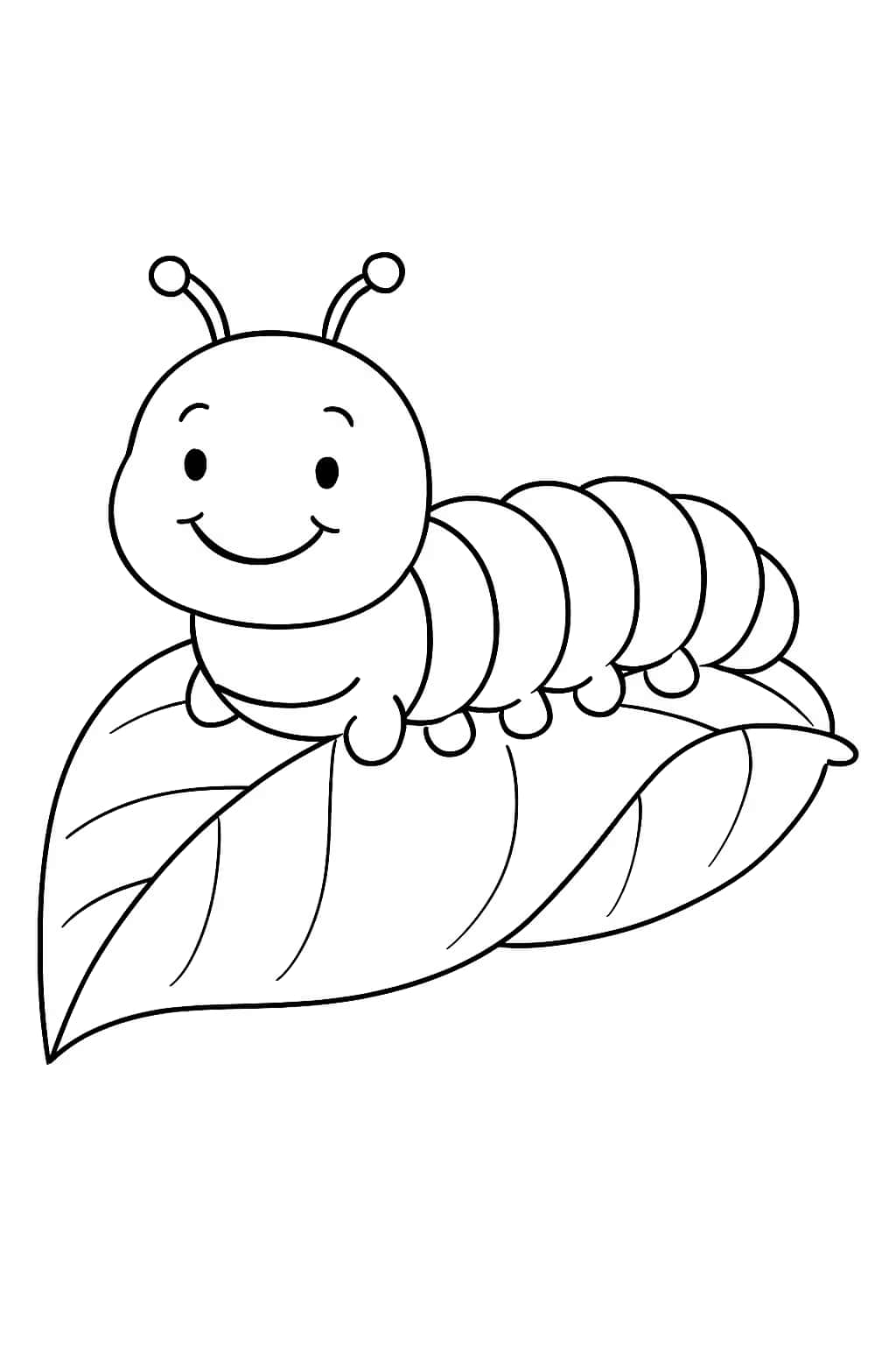 Caterpillar Coloring Pages for Kids