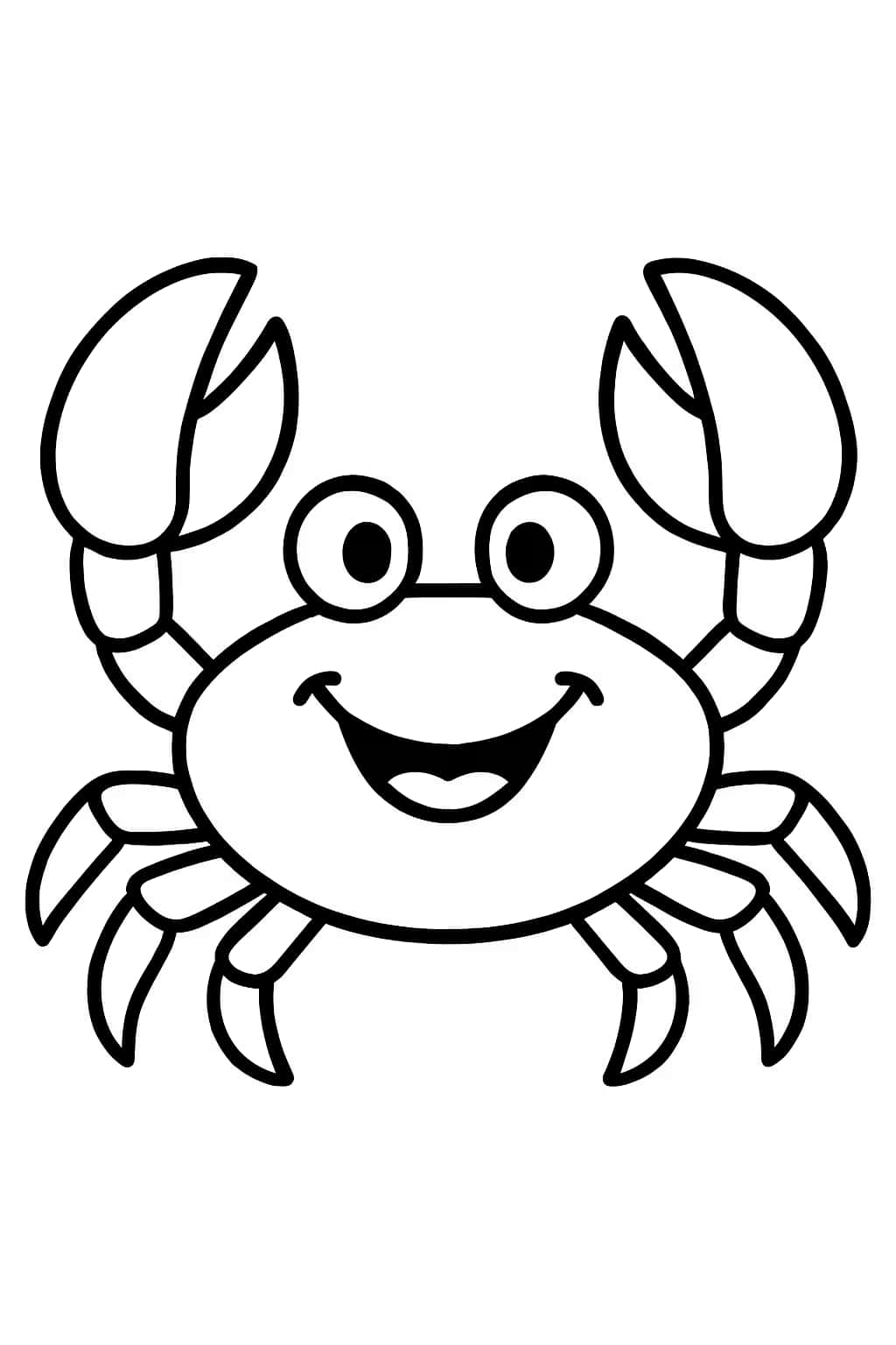 Páginas para colorear de cangrejos