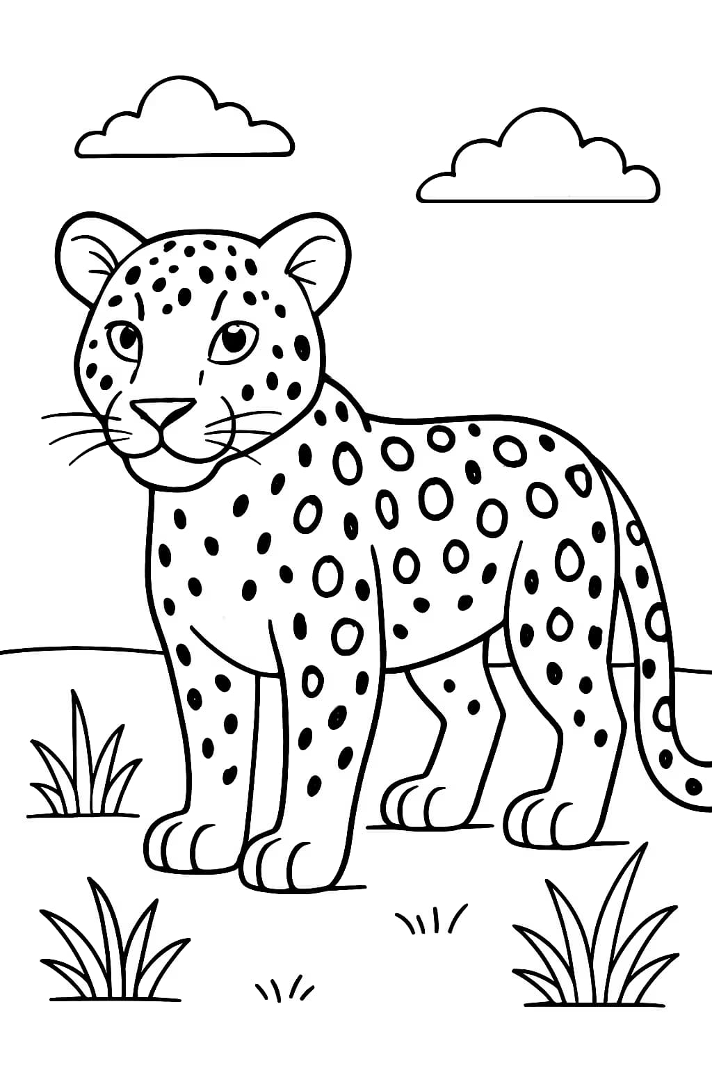Leopard Coloring Pages – Fun Printable Sheets for Kids