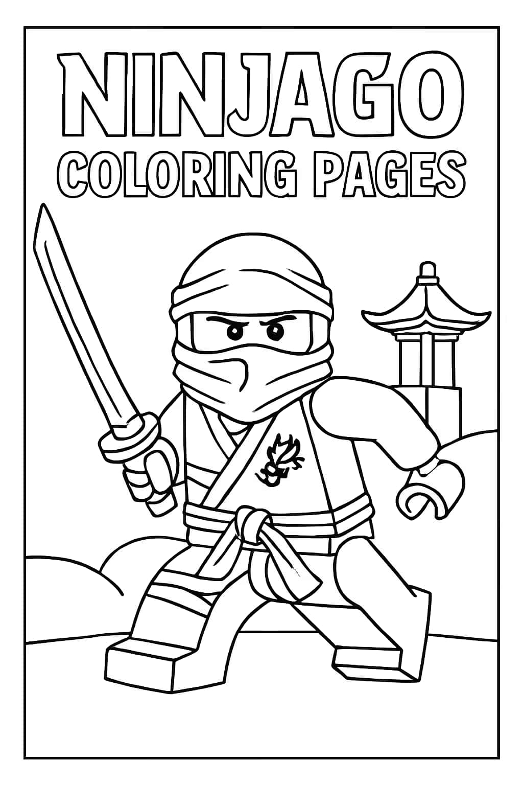 Ninjagoぬりえページ | プリント可能な忍者アート
