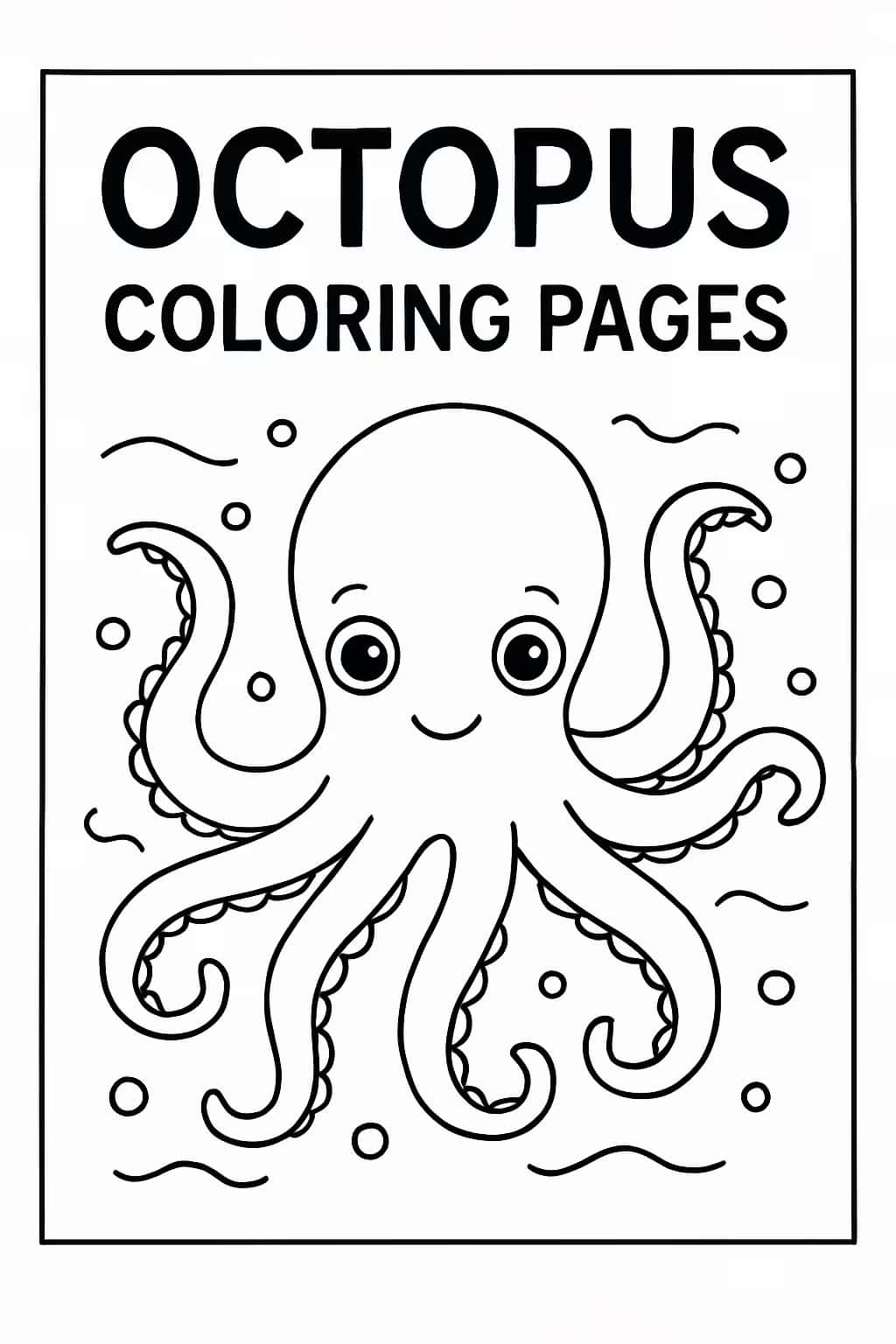 Octopus Coloring Pages | Printable Ocean Art