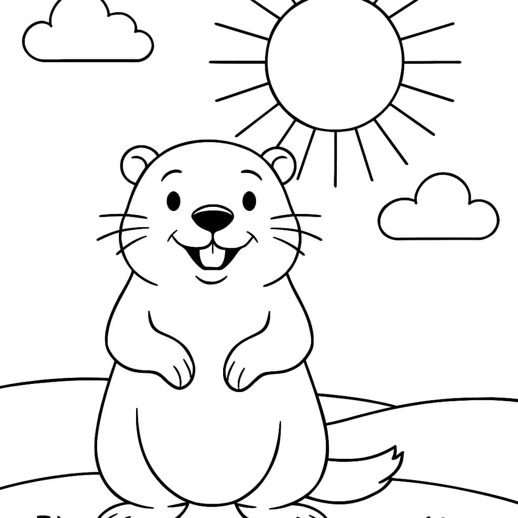 그라운드혹 색칠 공부 페이지