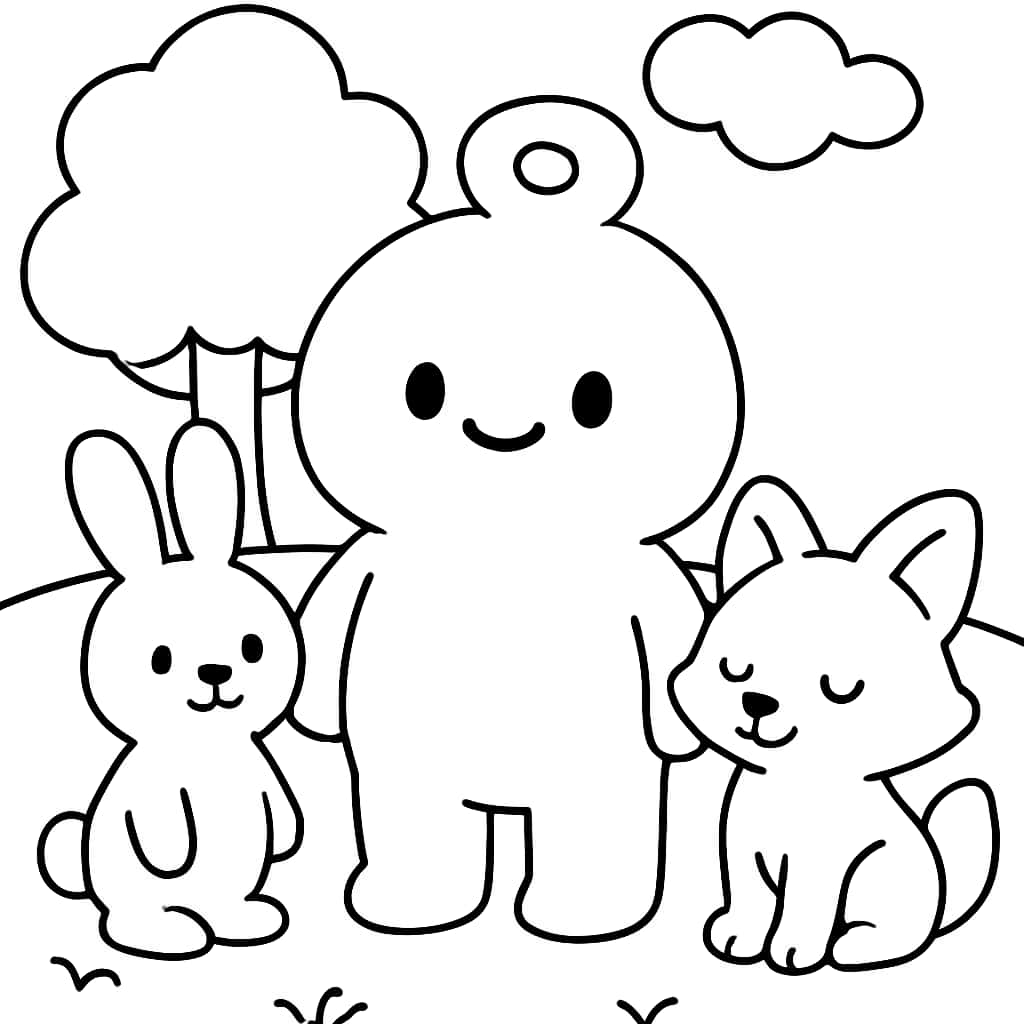 Sprunki Coloring Pages - Sprunki and Friends Printable for Kids