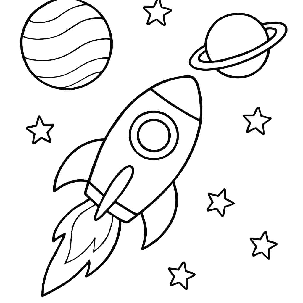 Páginas para colorear del sistema solar