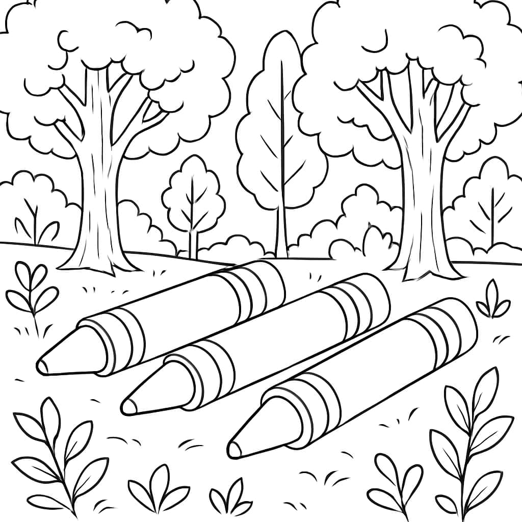 Pagine da colorare con pastelli