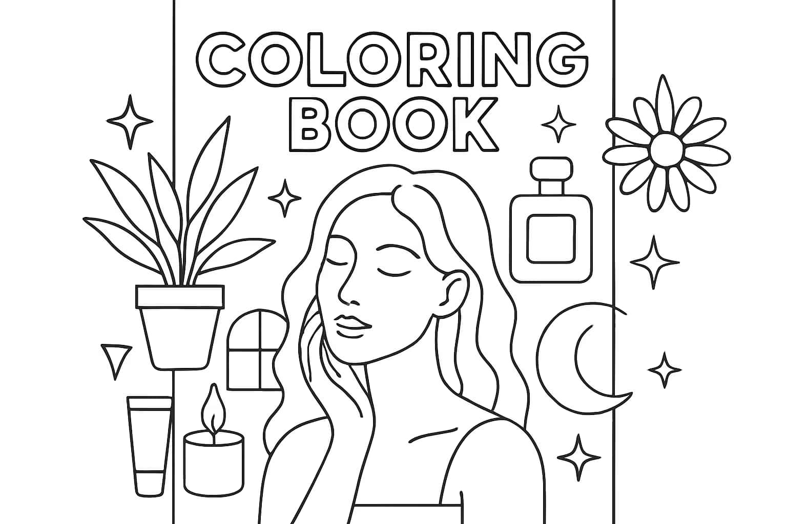 Pages de coloriage esthétique | Feuilles imprimables