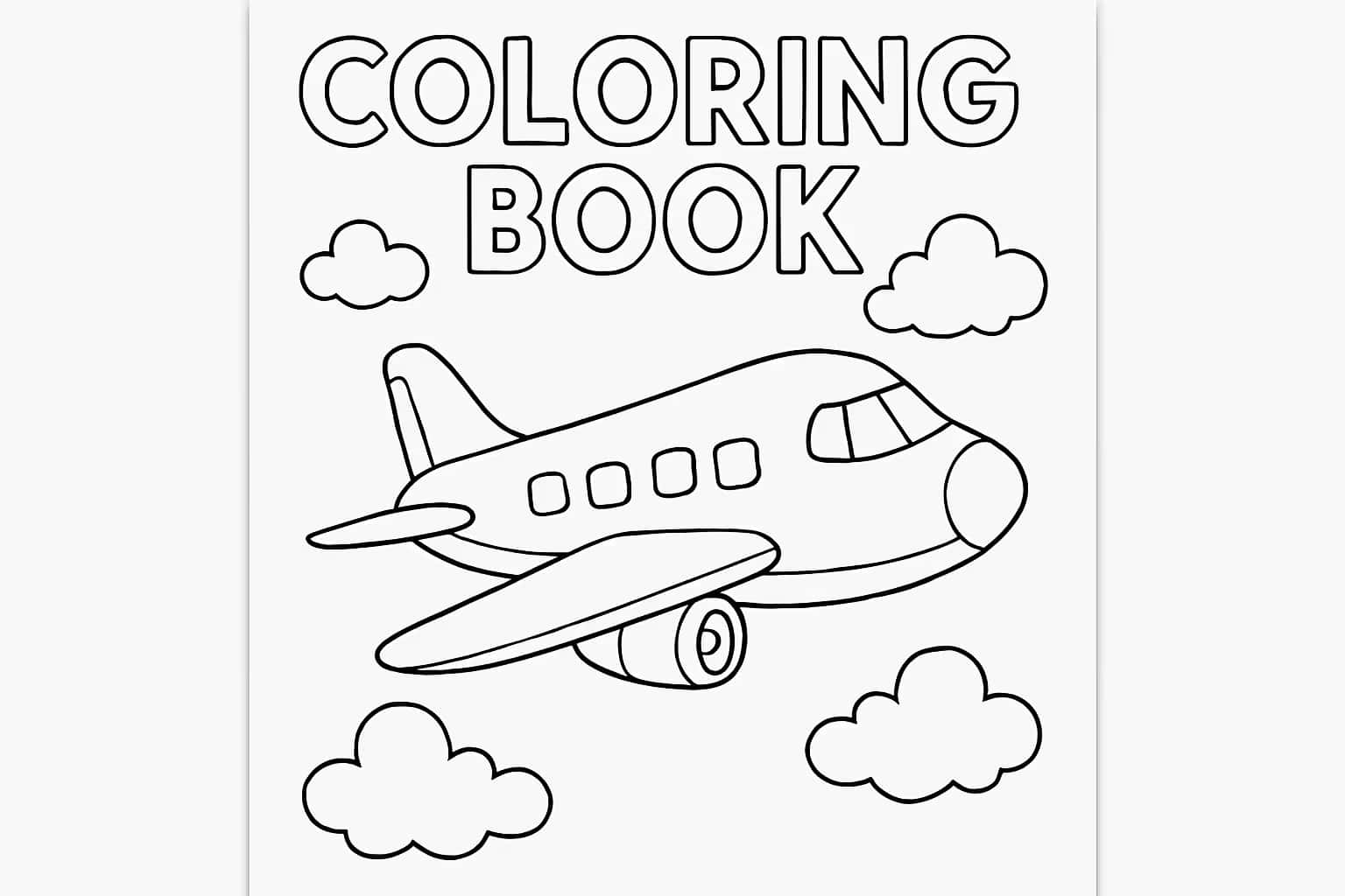 Airplane Coloring Pages | Free Printable Aviation Sheets for All Ages - Coloring Pages