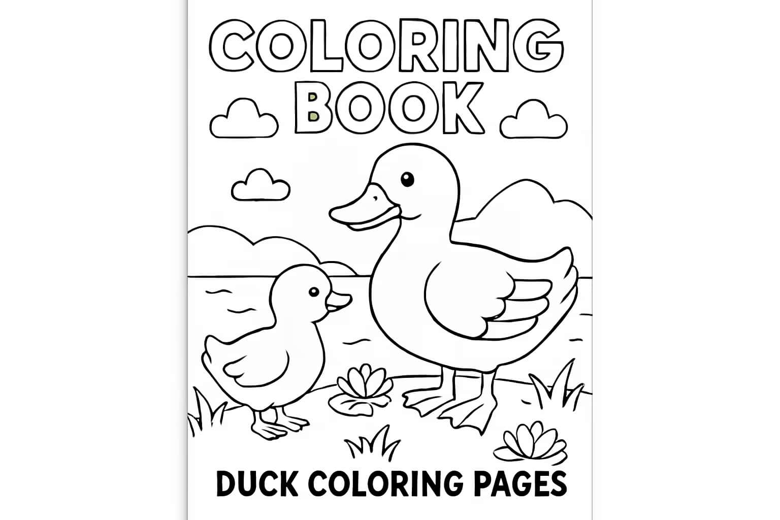 Duck Coloring Pages | Printable Fun for Everyone