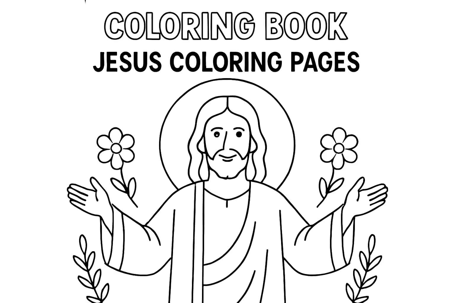 Gesù pagine da colorare | Disegni religiosi stampabili