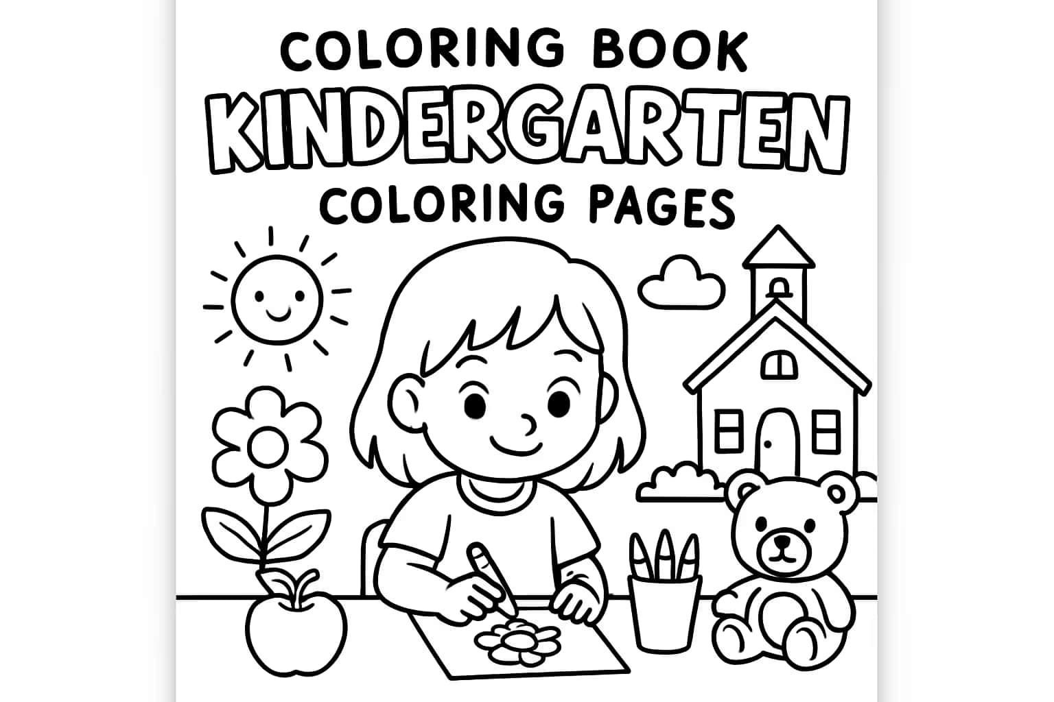 Kindergarten Coloring Pages | Printable Fun for Kids