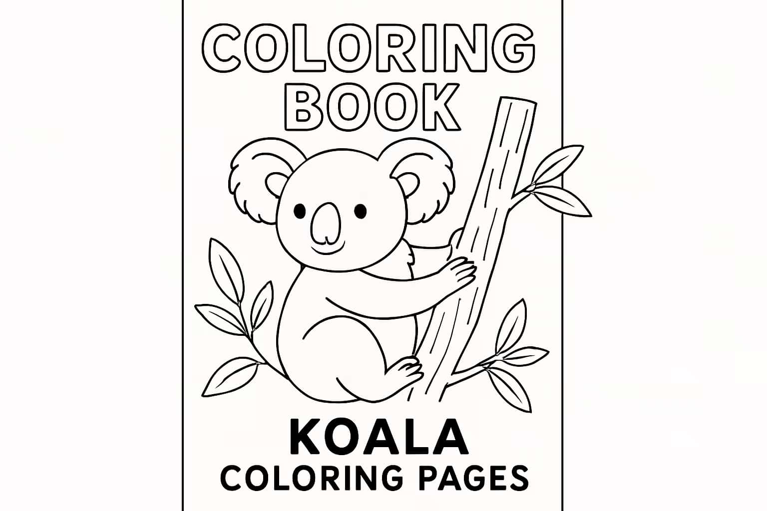 Koala Coloring Pages | Free Printable Sheets for Kids & Adults - Coloring Pages