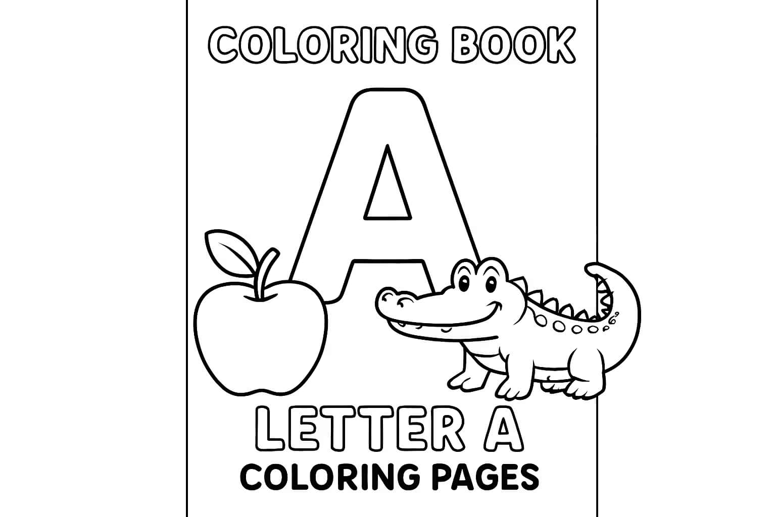 Letter A Coloring Pages | Printable Alphabet Fun
