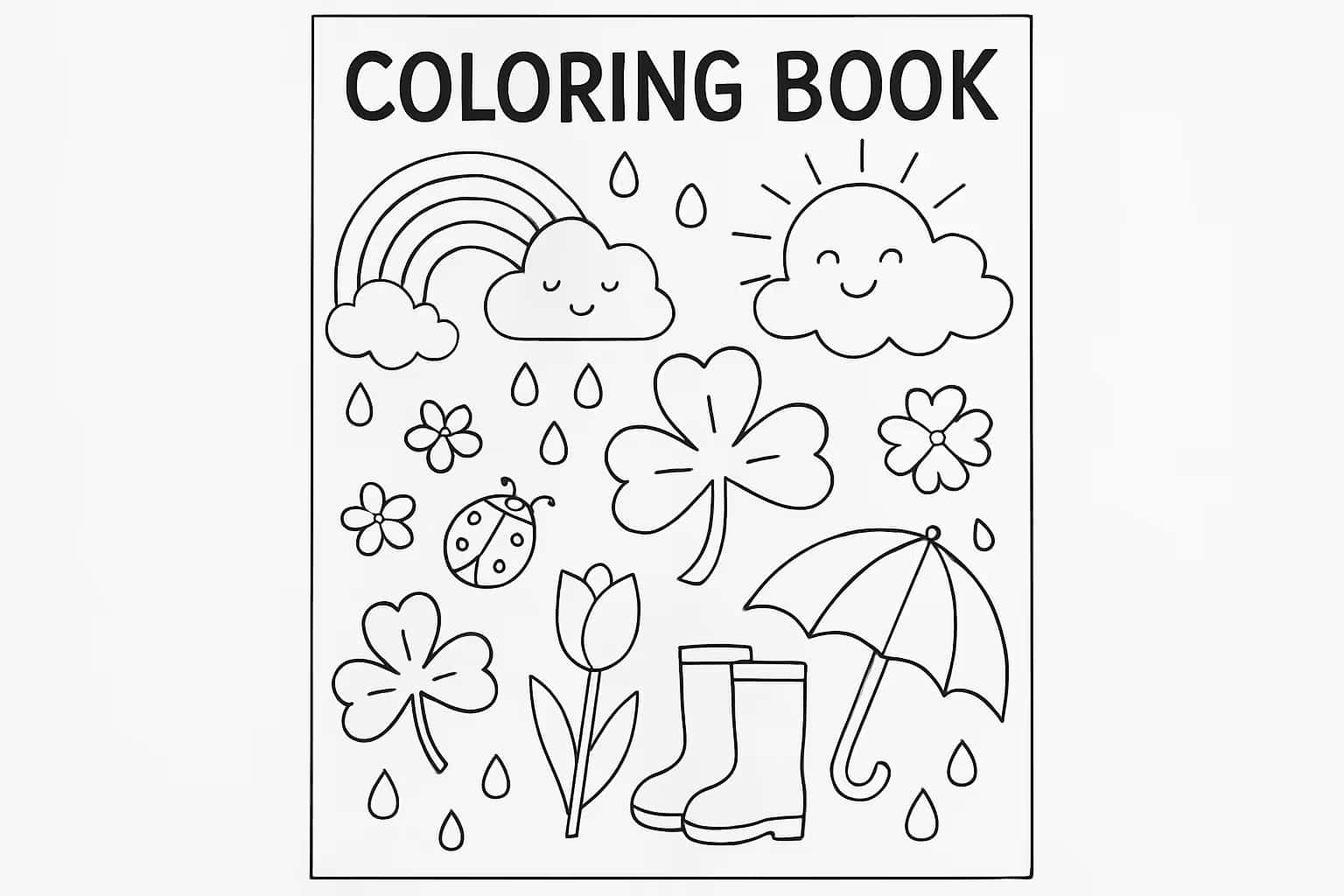 March Coloring Pages | Printable Spring Fun