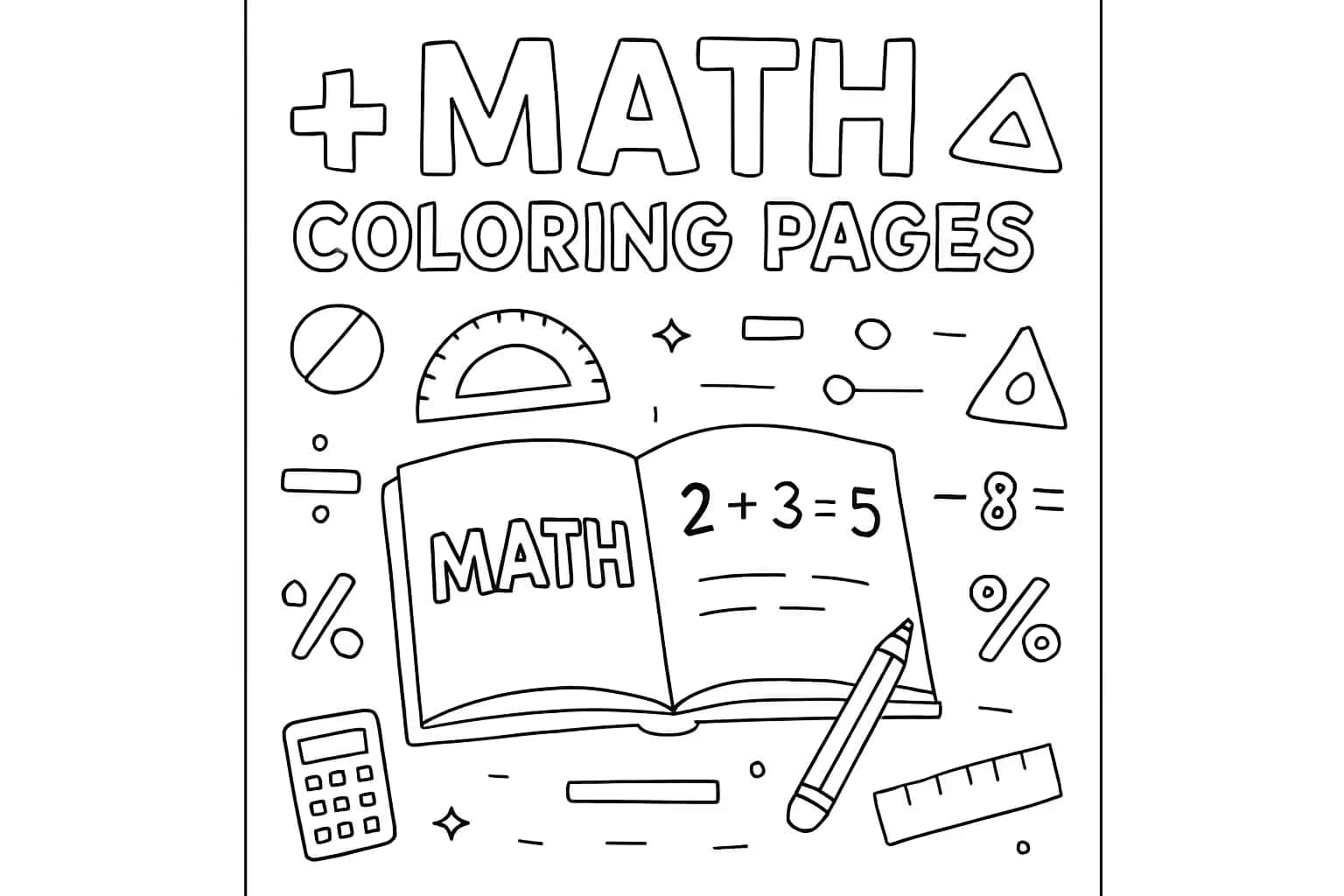Math Coloring Pages | Printable Educational Fun